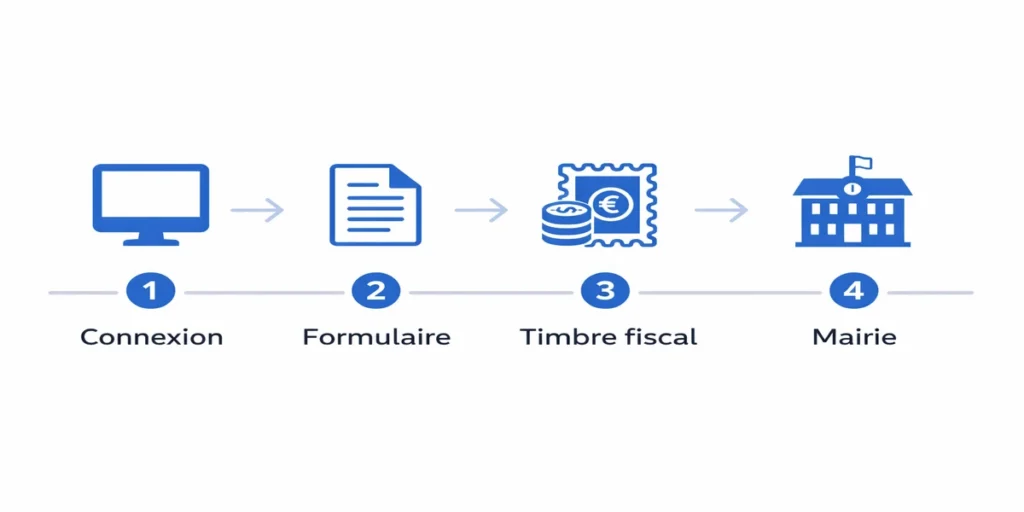 Les 4 étapes de la pré-demande de passeport en ligne